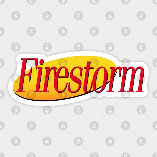 Coming Soon: Firestorm Sticker by ModernPop